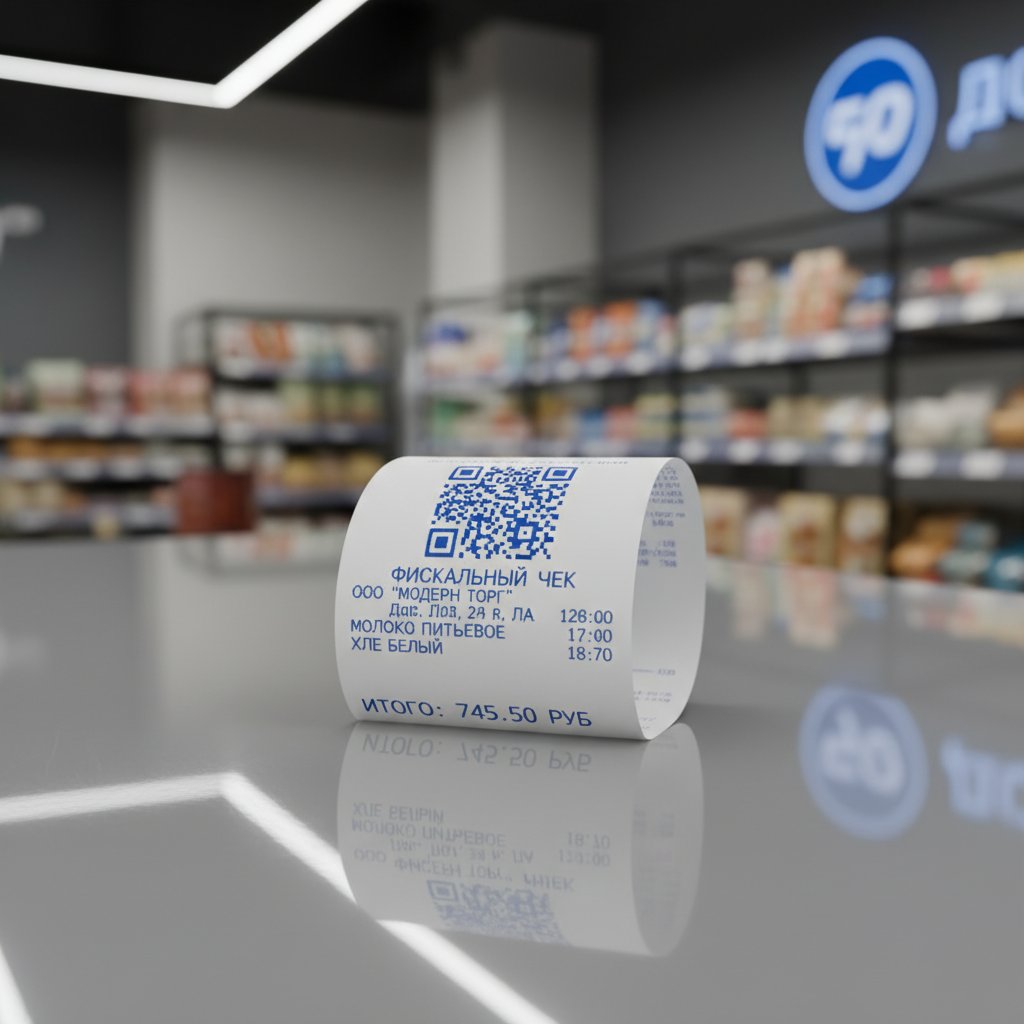 Кассовые чеки с QR-кодом